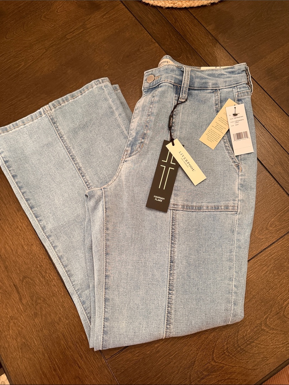 Liverpool Light Blue Flare Jeans